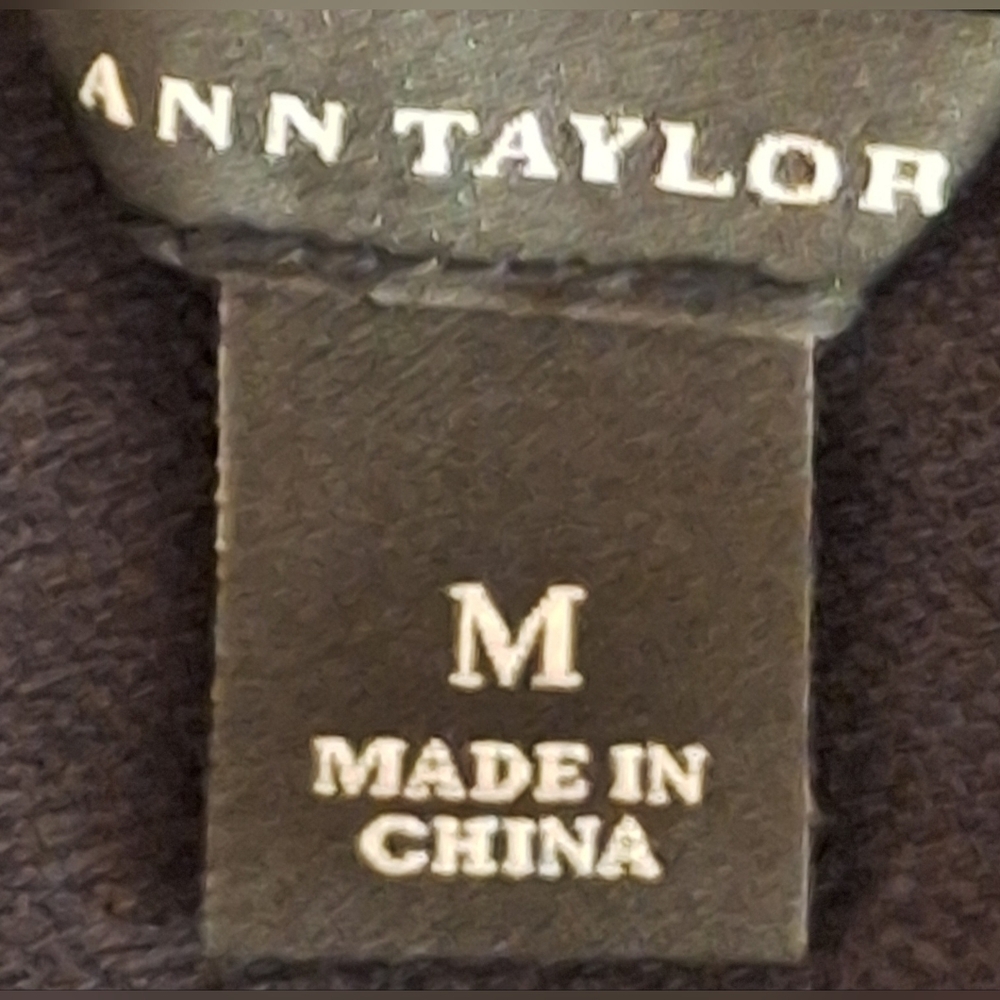 ANN TAYLOR Black Sleeveless Blouse - Picture 5 of 6